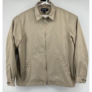 Polo Golf Ralph Lauren Long Sleeve Full Zip jacket Tan Men's Size Large